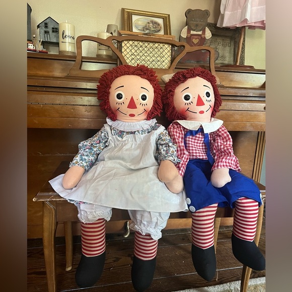 Vintage 1960's 32" The Original Knickerbocker Raggedy Ann &
Andy - Picture 3 of 12